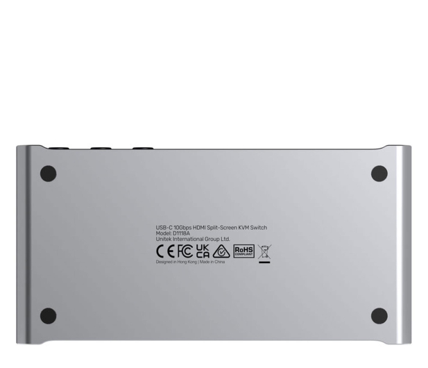 Unitek Przełącznik KVM USB-C 10Gbps z HDMI i transferem plików międ - 1369159 - zdjęcie 2